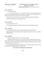 Đề kiểm tra HKI Ngữ văn 8