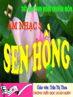 Học bài hát tự chọn : Sen hồng