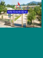 Chuyên đề Hóa  Sử dụng máy chiếu để dạy 1 tiết Hóa THCS hiệu quả