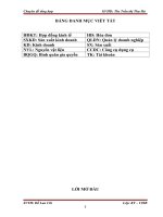 Hoàn thiện kế toán nguyên vật liệu tại công ty cổ phần đại hữu