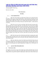 Luận án tiến sỹ Điển hình hoá trong văn xuôi hiện thực phê phán Việt Nam (giai đoạn 19301945)