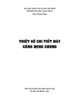thiết kế chi tiết máy công dụng chung