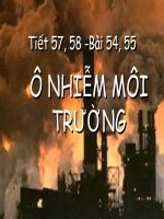 Bai 54,55 - o nhiem moi truong
