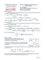 Đề HSGQG môn Hóa học năm 2012 ngày thứ 2