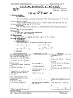 Giáo án Toán Đại 7 hk1