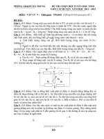 Đề thi chon HSG cấp huyện môn Vật Lý năm học 2011-2012