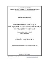 Giải pháp nâng cao hiệu quả huy động vốn tại Ngân hàng Thương mại Cổ phần Quốc tế Việt Nam