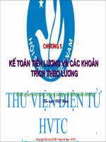 Slide kế toàn tiền lương và các khoản trích theo lương