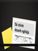 Bài giảng chi phí doanh thu và lợi nhuận
