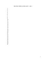 Phương trình lượng giác - bài 1