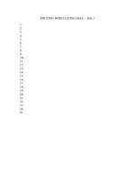 Phương trình lượng giác - bài 2