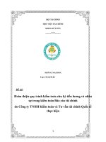 hoàn thiện quy trình kiểm toán chu kỳ tiền lương và nhân sự trong kiểm toán báo cáo tài chính do công ty tnhh kiểm toán và tư vấn tài chính quốc tế thực hiện
