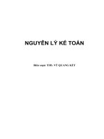 NGUYÊN LÝ KẾ TOÁN, bản chất đối tượng hạch toán kế toán