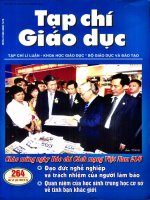 Tạp chí giáo dục ( Số 264kì 2 tháng 6/2011 )