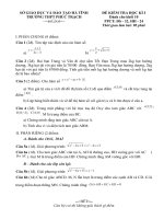 Đề học kì I Toán 10 có đáp án