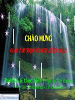 tiết 36 luyện tập tam giác cân