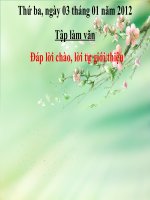 TẬP LÀM VĂN - TUAN 19