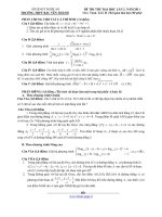 đề thi thử dh hay số 47