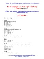 Violimpic toan 6 - vong 10(03/2011)