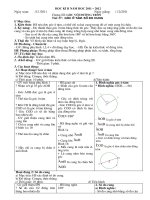 Giáo án Hình 9 từ tiết 37 đến tiết 39 theo chuẩn