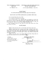 QUY ĐỊNH CHE ĐO PHU CAP CONG ĐOAN TU 01/01/2012