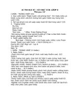 THI HKI Năm ọc: 2011-2012