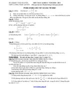 đề thi thử dh hay số 34