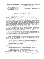 CV 8382 ngày 14 thánh 12 năm 2011 của Bộ GD&ĐT
