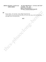 Văn Hay Chữ Tốt 6,7 (2011-2012) - PGD