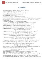 Các bài toán về tọa độ trong không gian