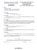 Đề thi OLIMPIC 30/4/2011 Môn Toán 10