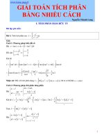 chuyên đề tích phân hay(2012)
