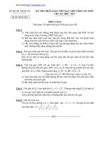 Đề thi GVG môn Toán-Nghệ An 2011