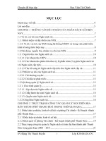 một số giải pháp nhằm tăng cường công tác quản lý ngân sách xã trên địa bàn thành phố thanh hóa