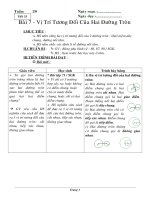 giáo án 5 cột hình học 9 tiết 37-48