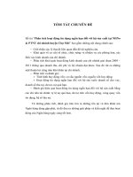 phân tích hoạt động tín dụng ngắn hạn đối với hộ sản xuất tại nhno & ptnt chi nhánh huyện chợ mới(2009 - 2011)