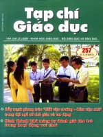 Tạp chí giáo dục ( số 257 kì 1 tháng 3/2011)