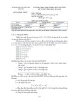 Đề HSG cấp tỉnh môn Tin học năm học 2011 - 2012