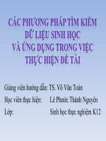 TIN SINH HỌC P28