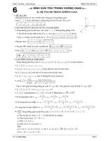 HÌNH HỌC 12 CHƯƠNG HÌNH GIẢI TÍCH TRONG KHÔNG GIAN