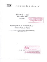 TCVN 79151:2009 ISO 41261 :2004 thiết bị an toàn chống quá áp phần 1: van an toan