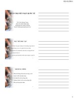 Quản trị tiền mặt quốc tế