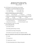 ĐỀ KHOA-SỬ-ĐỊA KÌ I LỚP 5