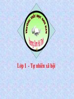 Bài giảng điện tử trời nắng - trời mưa lop 1