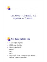 Cổ phiếu và định giá cổ phiếu