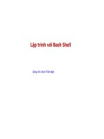 Lập trình với Bash Shell