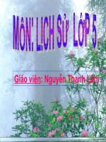 Tuần 19 Lịch sử lớp 5