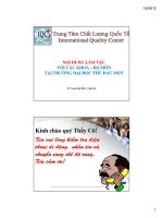Nội dung làm việc các Khoa 10-01-2012