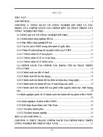 hoàn thiện chính sách tài chính thúc đẩy phát triển công nghiệp hỗ trợ ở việt nam