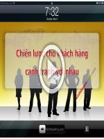 CHIẾN LƯỢC CHO KHÁCH HÀNG CẠNH TRANH VỚI NHAU